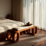 Auren Loop Woodcrafted Bed Bench