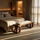 Auren Loop Woodcrafted Bed Bench