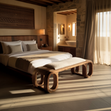 Auren Loop Woodcrafted Bed Bench