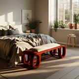 Auren Loop Woodcrafted Bed Bench