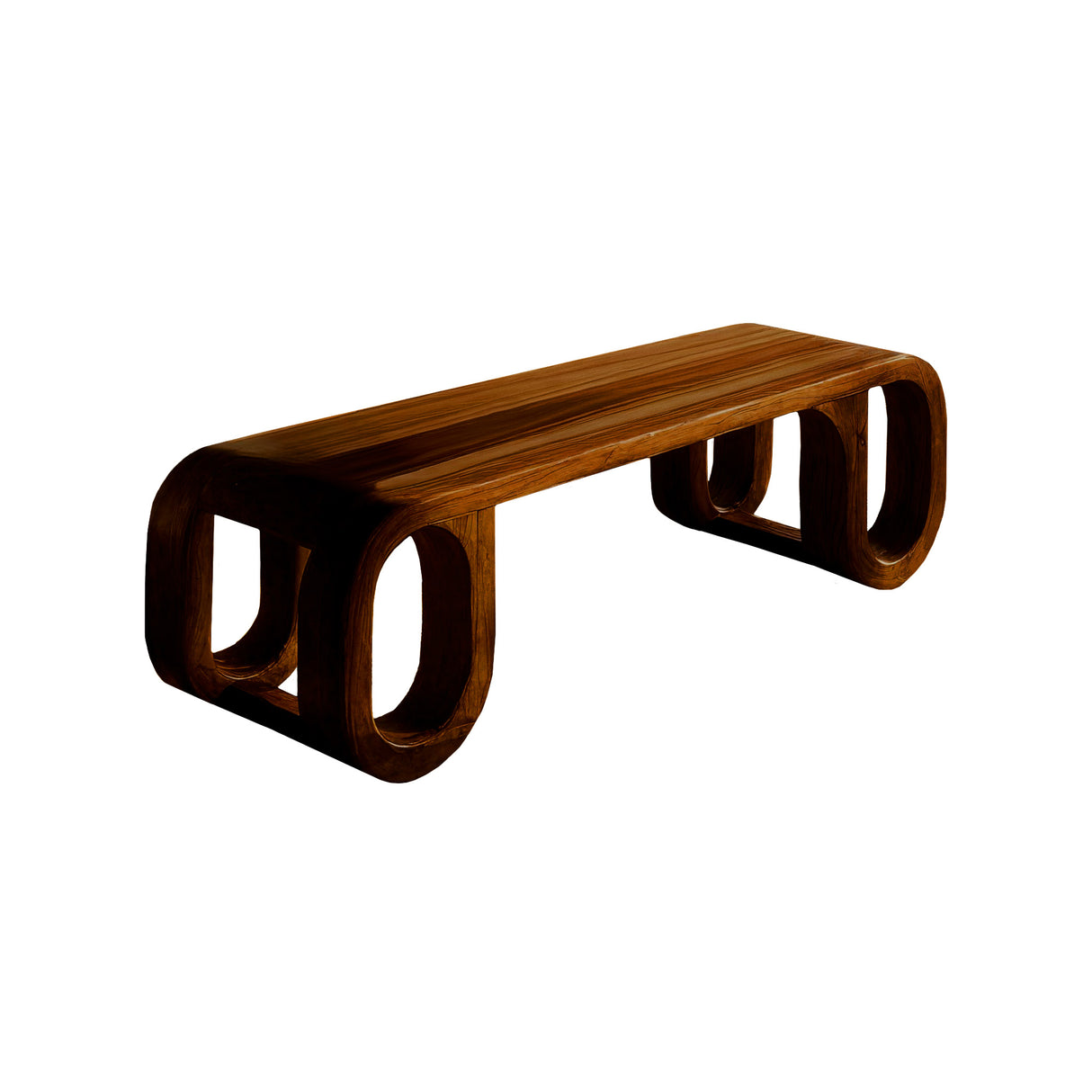 Auren Loop Woodcrafted Bed Bench