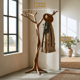 Aurenvale Sculpted Solid Wood Tree Coat Rack - Timberustic Tree Coat Rack