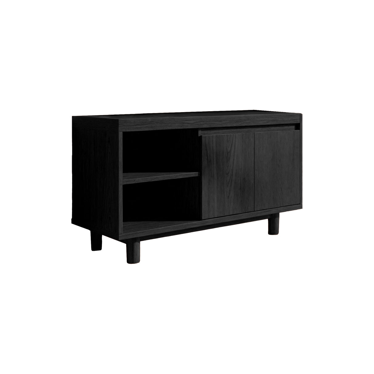 Aureon Handcrafted Solid Wood Freestanding Bathroom Vanity with Drawers Black - Timberustic Freestanding Bathroom Vanity with Drawers
