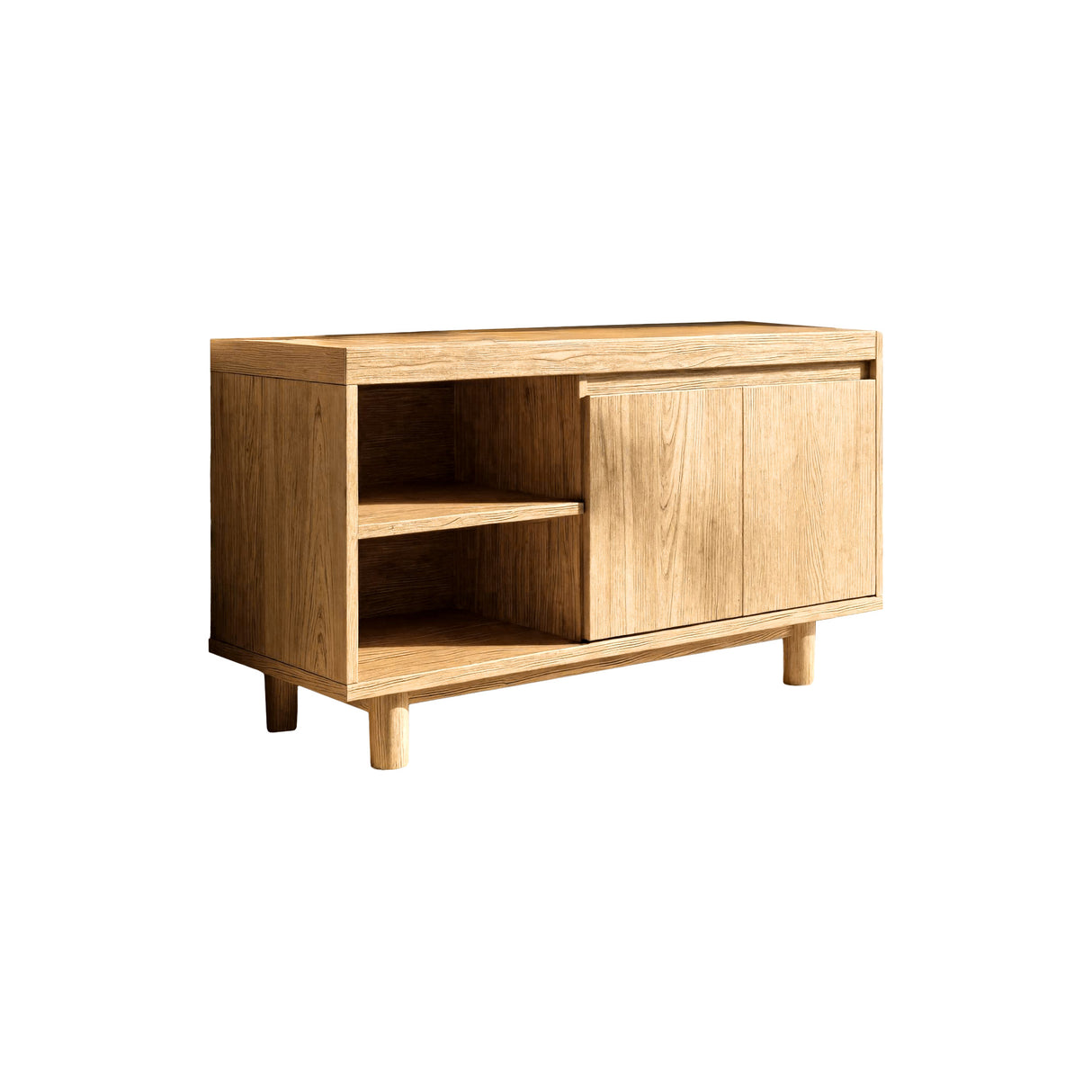 Aureon Handcrafted Solid Wood Freestanding Bathroom Vanity with Drawers Natural Oak - Timberustic Freestanding Bathroom Vanity with Drawers