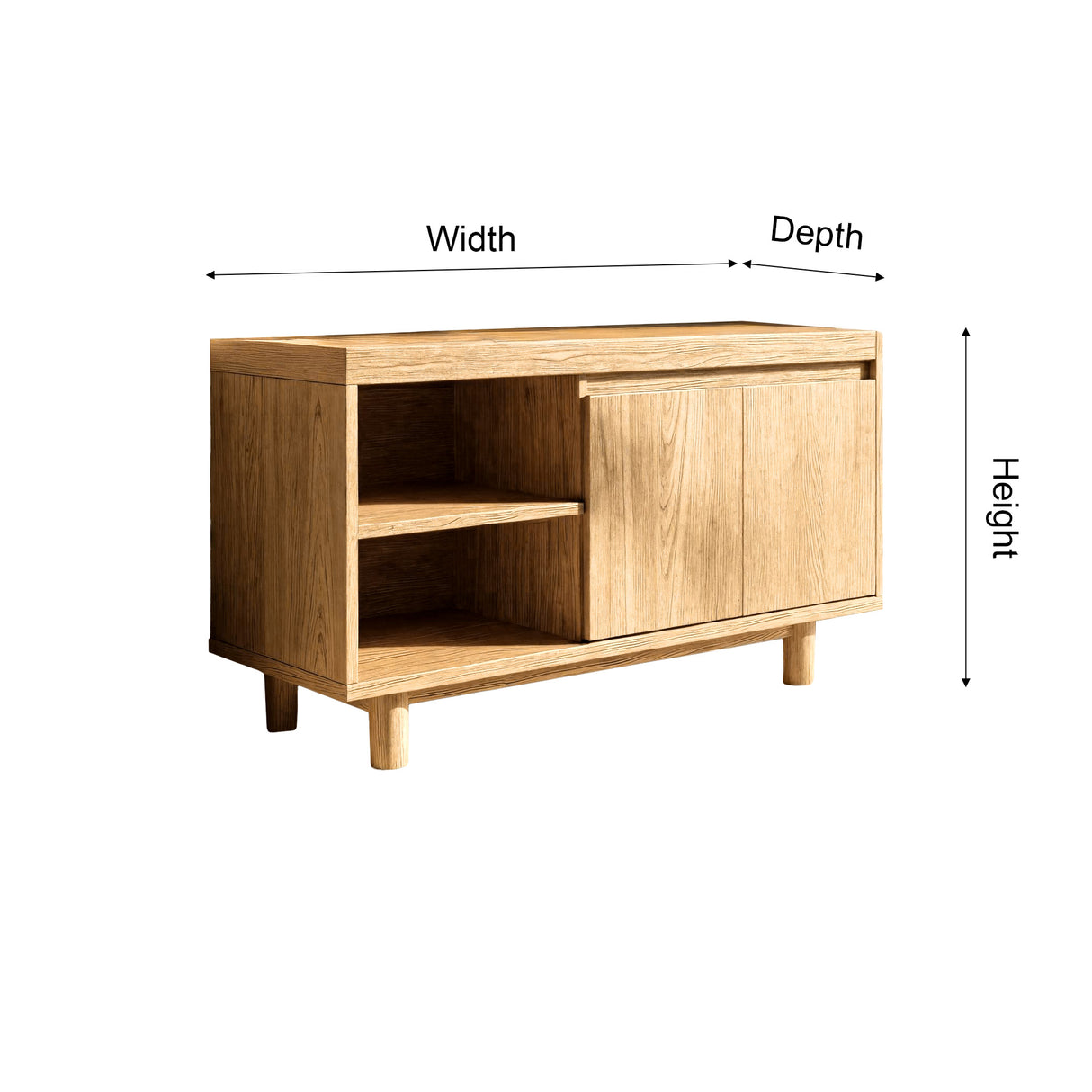 Aureon Handcrafted Solid Wood Freestanding Bathroom Vanity with Drawers - Timberustic Freestanding Bathroom Vanity with Drawers