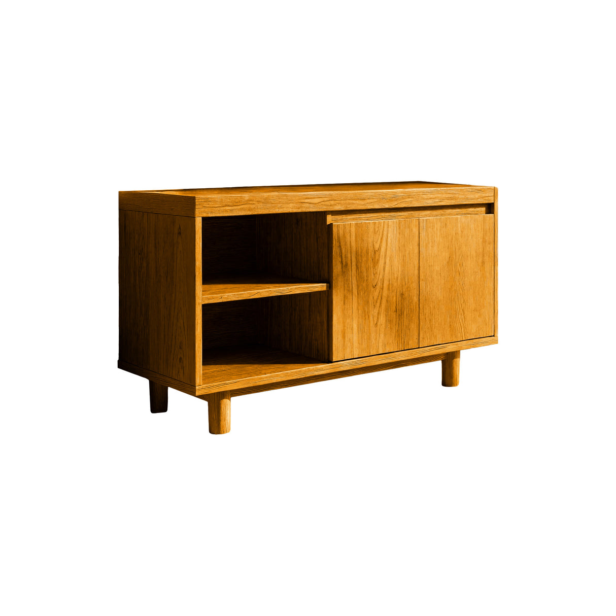 Aureon Handcrafted Solid Wood Freestanding Bathroom Vanity with Drawers Teak - Timberustic Freestanding Bathroom Vanity with Drawers