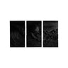 Aureth Solid Wood Sculpted Wall Art Black - Timberustic Wall Art