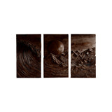 Aureth Solid Wood Sculpted Wall Art Dark Walnut - Timberustic Wall Art