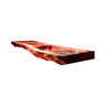 Aurevia Live Edge Solid Wood Floating Bathroom Vanity with Integrated Sink Mahogany - Timberustic Floating Bathroom Vanity with Integrated Sink