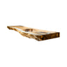 Aurevia Live Edge Solid Wood Floating Bathroom Vanity with Integrated Sink Natural Oak - Timberustic Floating Bathroom Vanity with Integrated Sink