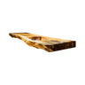 Aurevia Live Edge Solid Wood Floating Bathroom Vanity with Integrated Sink Teak - Timberustic Floating Bathroom Vanity with Integrated Sink