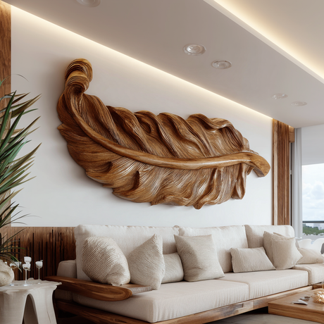 Aurevia Sculpted Solid Wood Wall Art - Timberustic Wall Art