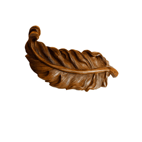 Aurevia Sculpted Solid Wood Wall Art Brown - Timberustic Wall Art
