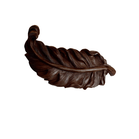 Aurevia Sculpted Solid Wood Wall Art Dark Walnut - Timberustic Wall Art