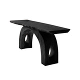 Aurevian Live Edge Solid Wood Console Table