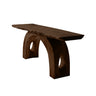 Aurevian Live Edge Solid Wood Console Table