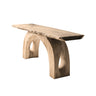 Aurevian Live Edge Solid Wood Console Table