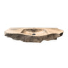 Aurevik Live Edge Solid Wood Floating Bathroom Vanity with Integrated Sink Natural Oak - Timberustic Floating Bathroom Vanity with Integrated Sink