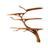 Aurevine Sculptural Solid Wood Tree Bookshelf