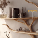 Aurevine Sculptural Solid Wood Tree Bookshelf - Timberustic Tree Bookshelf