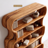 Aurevon Handcrafted Solid Wood Bookshelf - Timberustic Bookshelf