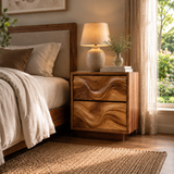 Aurevon Handcrafted Solid Wood Nightstand SPA324242 - Timberustic Nightstand
