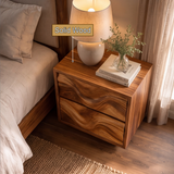 Aurevon Handcrafted Solid Wood Nightstand SPA324242 - Timberustic Nightstand