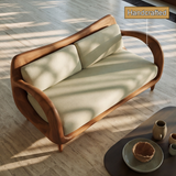 Aurevon Sculpted Solid Wood Sofa - Timberustic Sofa