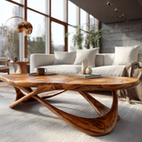 Aurevyn Live Edge Solid Wood Coffee Table - Timberustic Coffee Table