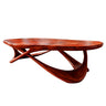 Aurevyn Live Edge Solid Wood Coffee Table Mahogany - Timberustic Coffee Table