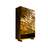 Aurex Sculpted Solid Wood Bathroom Cabinet Teak - Timberustic Bathroom Cabinet