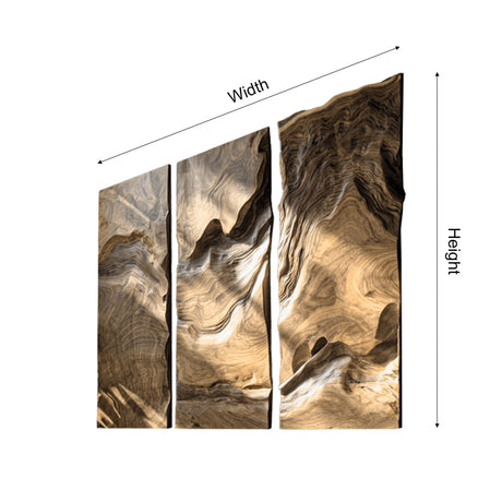 Aurexis Live Edge Solid Wood Wall Art - Timberustic Wall Art