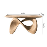 Aurexis Sculpted Solid Wood Console Table - Timberustic Console Table