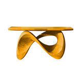 Aurexis Sculpted Solid Wood Console Table Teak - Timberustic Console Table