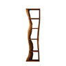 Auri Wave-Edge Solid Wood Display Shelf Brown - Timberustic Display Shelf
