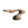 Avelith Sculpted Solid Wood Console Table Natural Oak - Timberustic Console Table