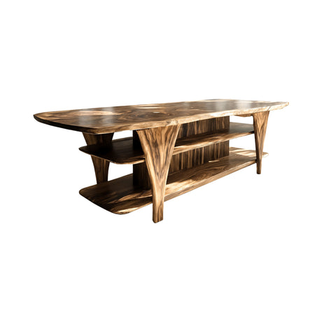 Avelon Hearth Solid Wood Kitchen Island Natural Oak - Timberustic Kitchen Island