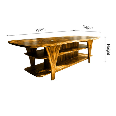 Avelon Hearth Solid Wood Kitchen Island - Timberustic Kitchen Island