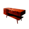 Avenor Live Edge Solid Wood Freestanding Bathroom Vanity with Drawers Mahogany - Timberustic Freestanding Bathroom Vanity with Drawers