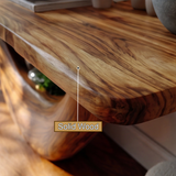 Averelle Sculpted Solid Wood Console Table - Timberustic Console Table