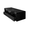 Averik Live Edge Solid Wood Floating Bathroom Vanity With Drawers Black - Timberustic Floating Bathroom Vanity With Drawers