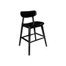 Averin Grove Solid Wood Bar Stool Black - Timberustic Bar Stool