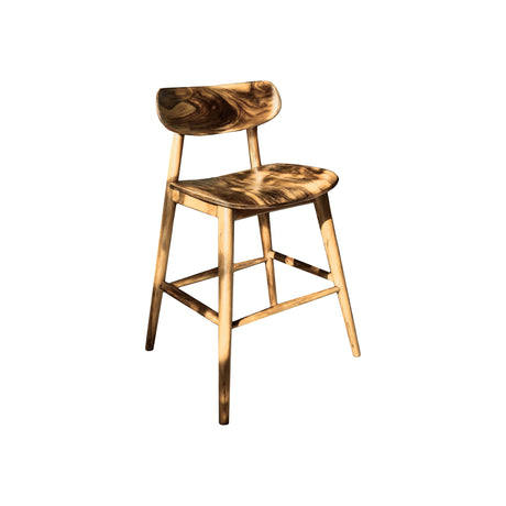 Averin Grove Solid Wood Bar Stool Natural Oak - Timberustic Bar Stool