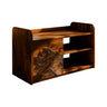 Averin Ridge Live Edge Solid Wood Shoe Rack Bench Brown - Timberustic Shoe Rack