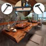 Averis Live Edge Solid Wood Floating Bathroom Vanity SPA601254 - Timberustic Floating Bathroom Vanity