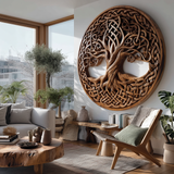 Averlyn Solid Wood Sculpted Wall Art - Timberustic Wall Art