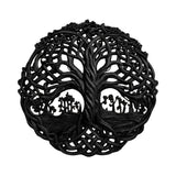 Eryndal Handcrafted Solid Wood Wall Art Black - Timberustic Wall Art
