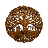 Eryndal Handcrafted Solid Wood Wall Art Brown - Timberustic Wall Art