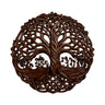 Eryndal Handcrafted Solid Wood Wall Art Dark Walnut - Timberustic Wall Art