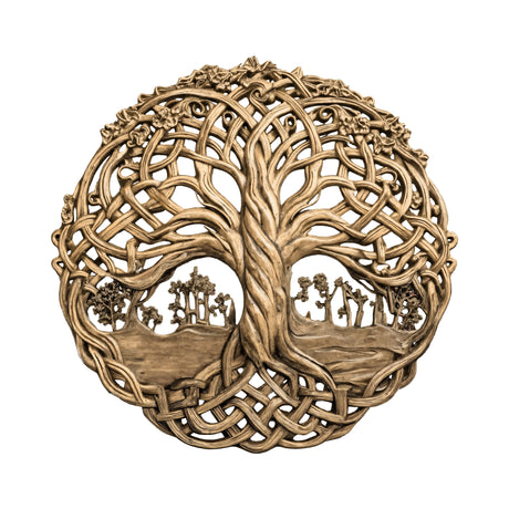 Eryndal Handcrafted Solid Wood Wall Art Natural Oak - Timberustic Wall Art